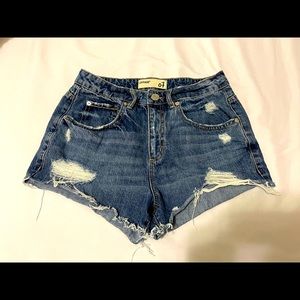 Garage denim shorts